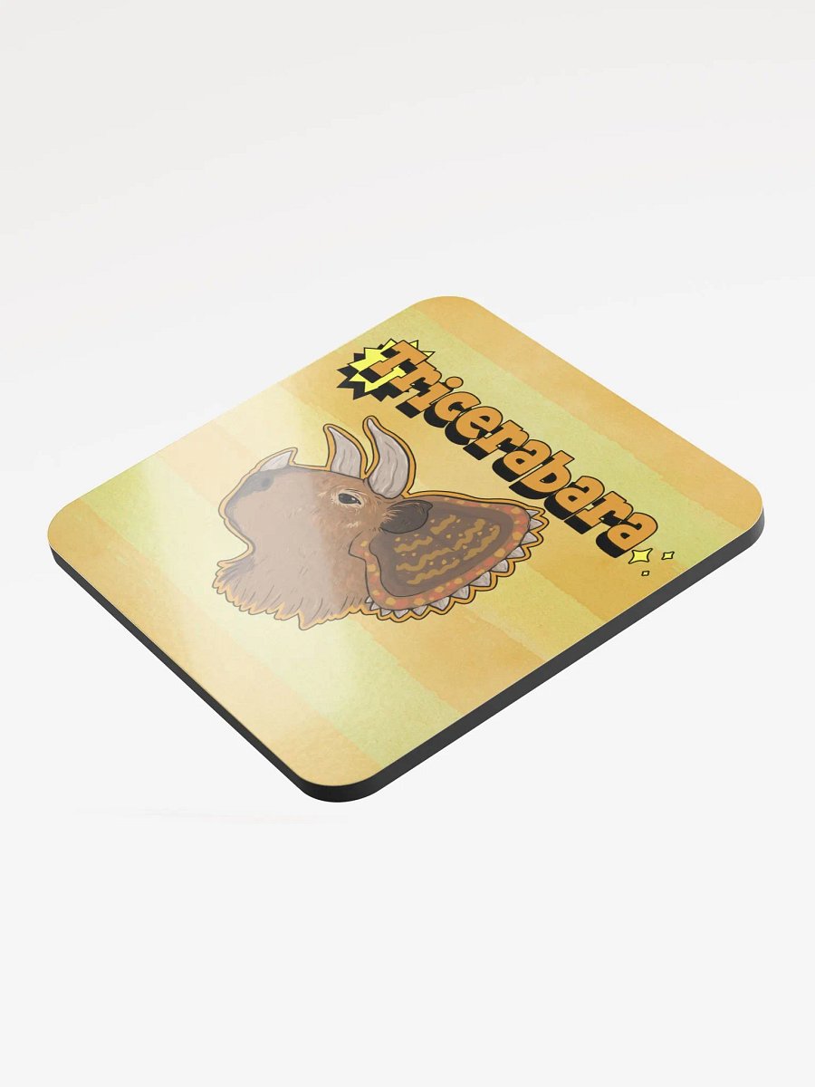 Tricerabara cork coaster product image (3)