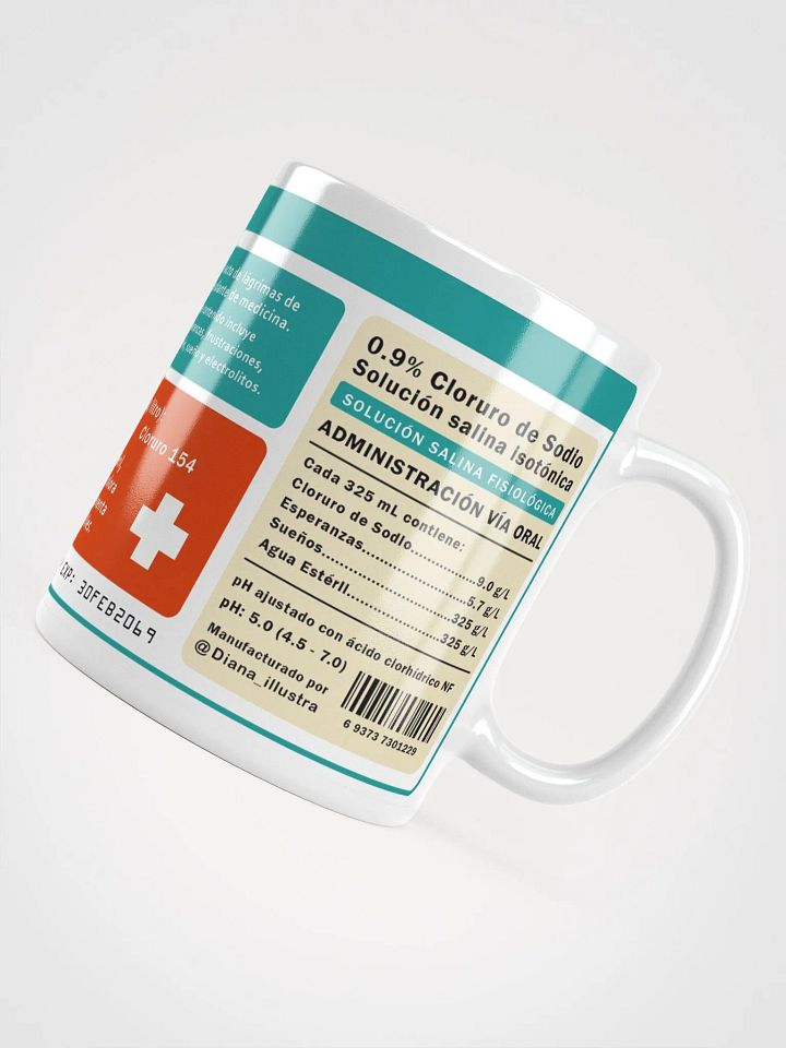 "Lágrimas de estudiante de medicina" (SPANISH) Ceramic mug product image (2)