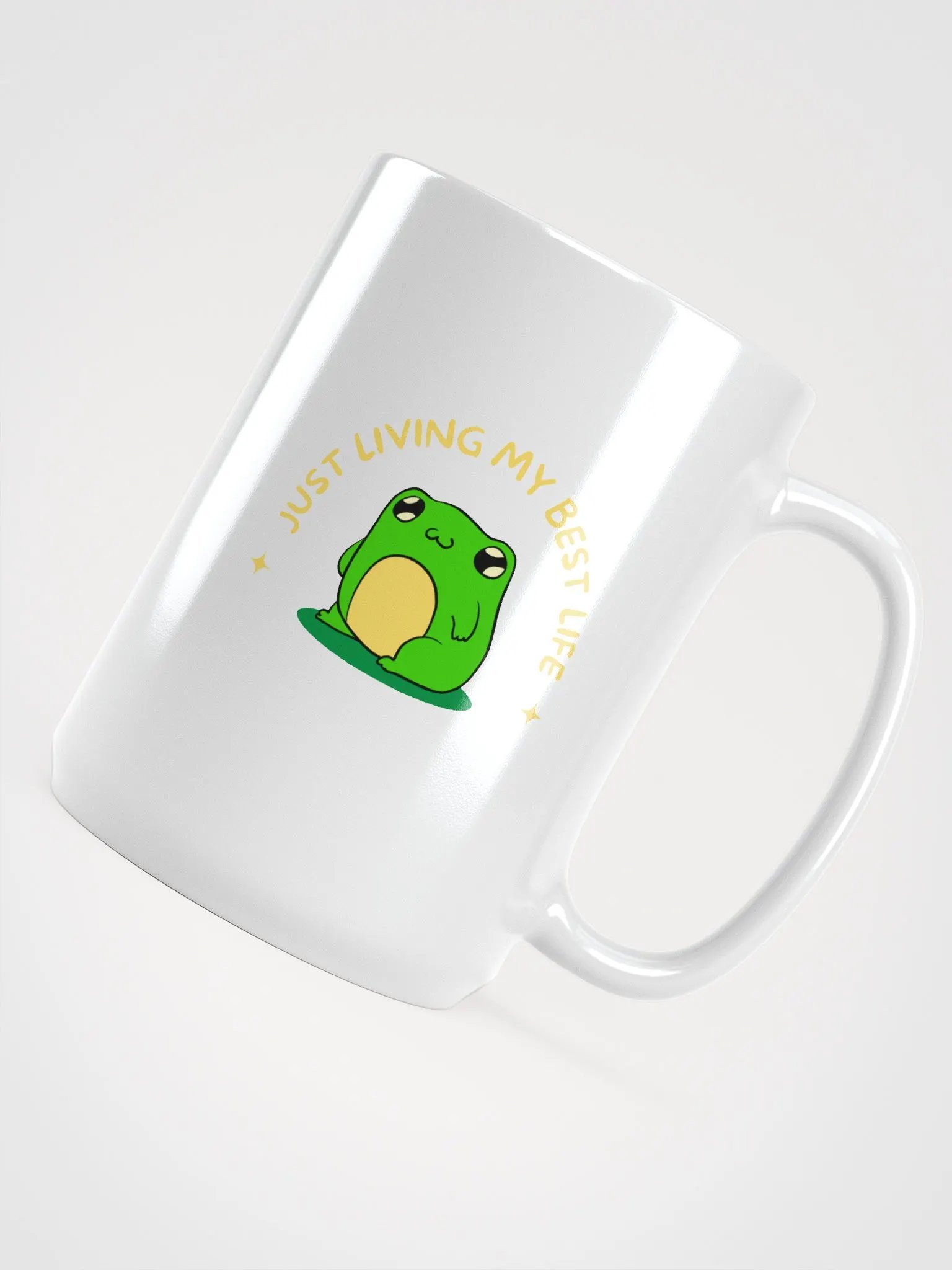 White Glossy Mug product image (4)