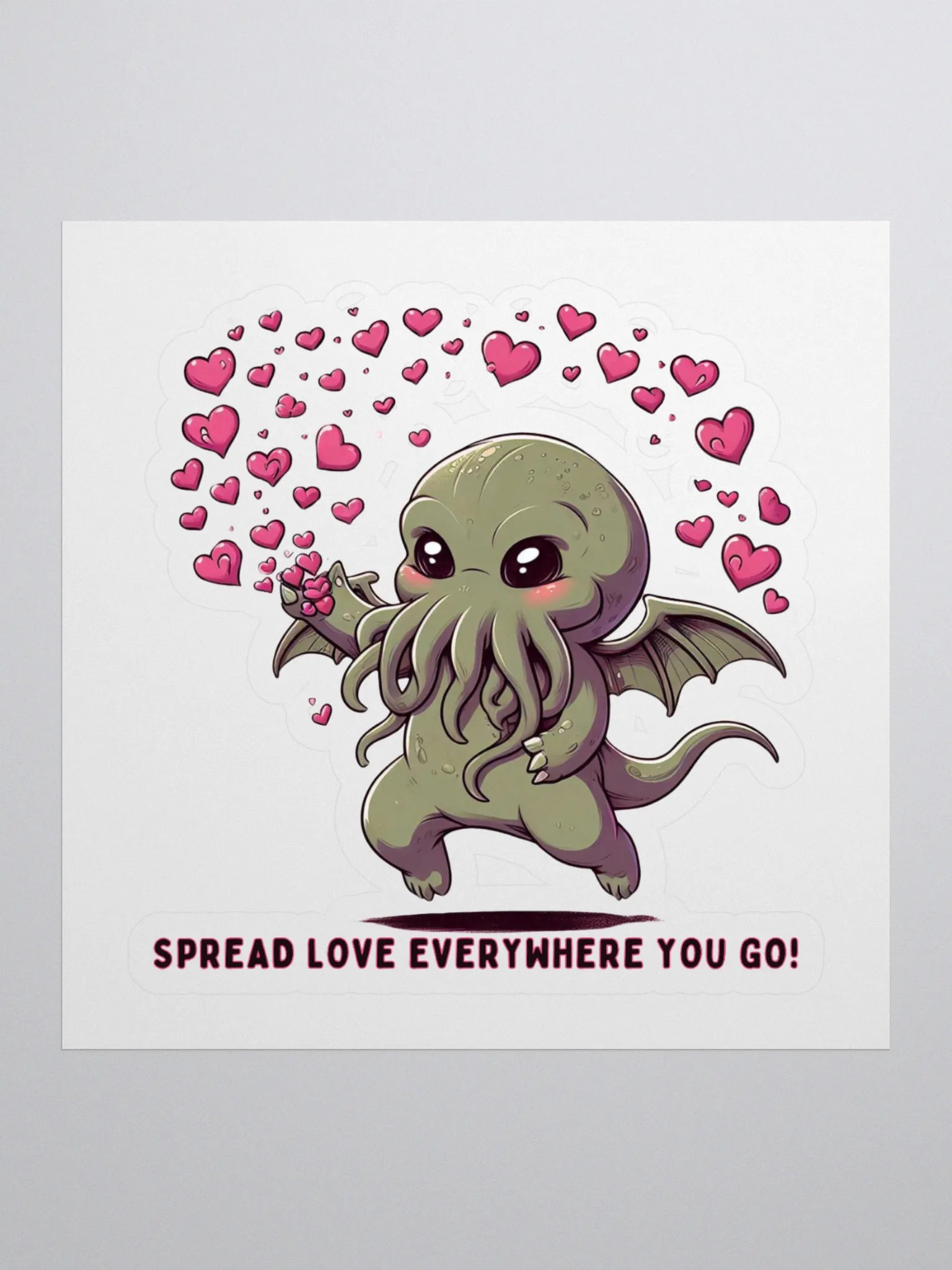 Spread Love Cthulhu Sticker! product image (1)