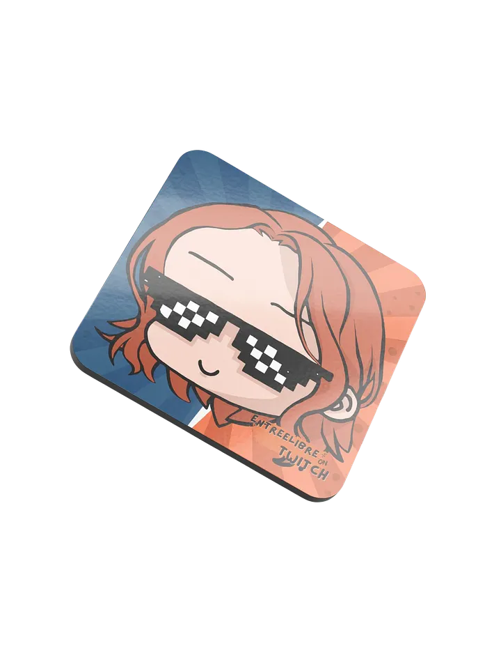 thug twitch emoji Cork Coaster product image (1)