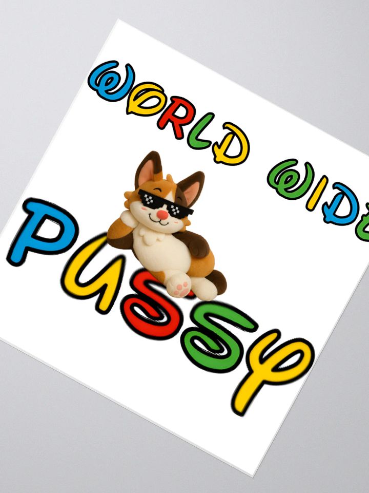 World Wide Pussy Sticker Set product image (2)