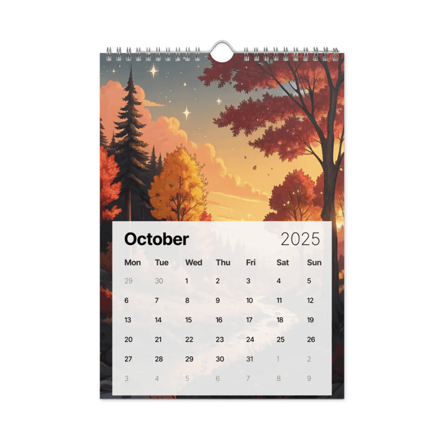 MAGICAL ANIME SEASONS WALL CALENDAR 2025 product image (12)