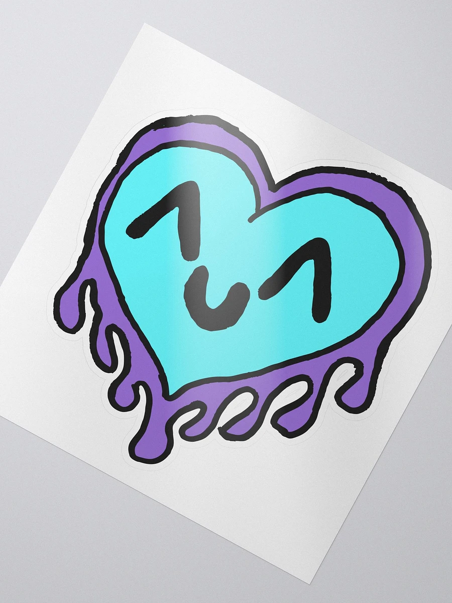 melting heart sticker product image (2)
