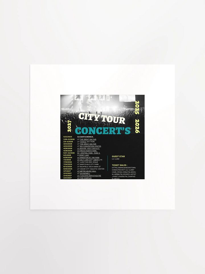 Lil x_999 Tour poster product image (1)