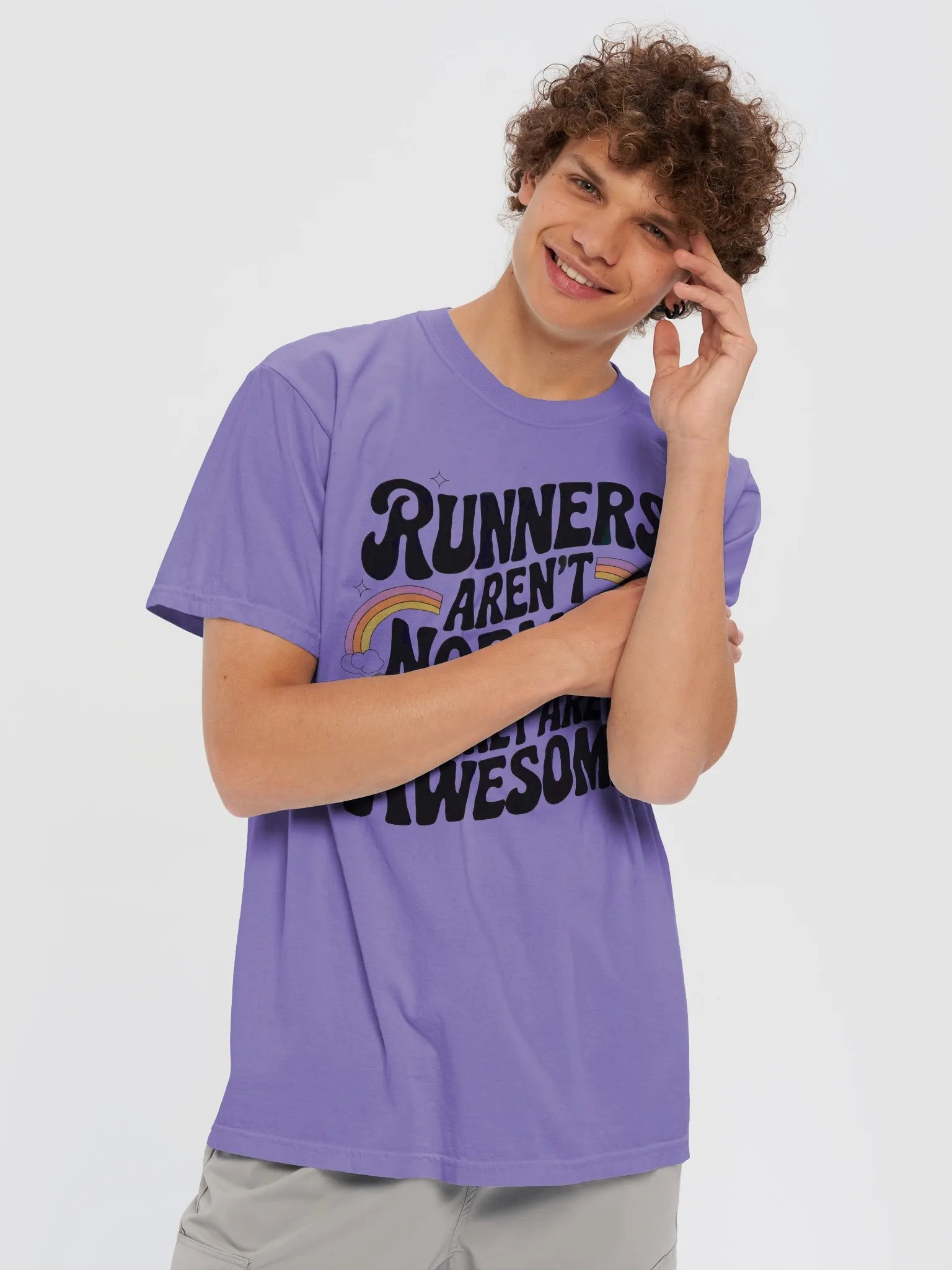 Awesome Runners Rainbow T-Shirt product image (8)