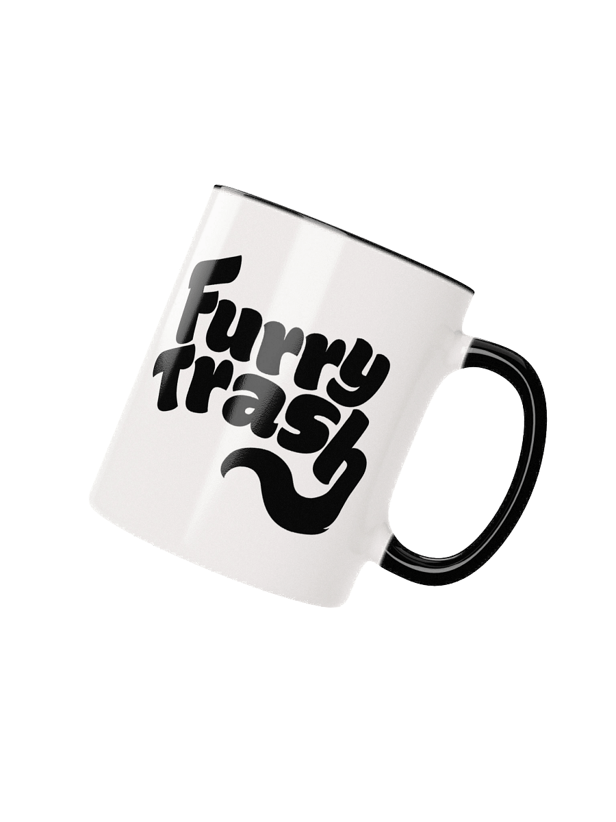 Furry Trash Mug - Bubble Logo (Black) product image (62)