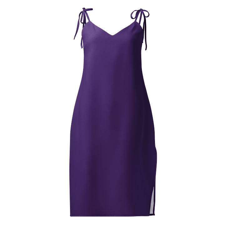 Midnight Veil Designs Sjip Dress - Purple Gothic Chiffon Midi product image (1)