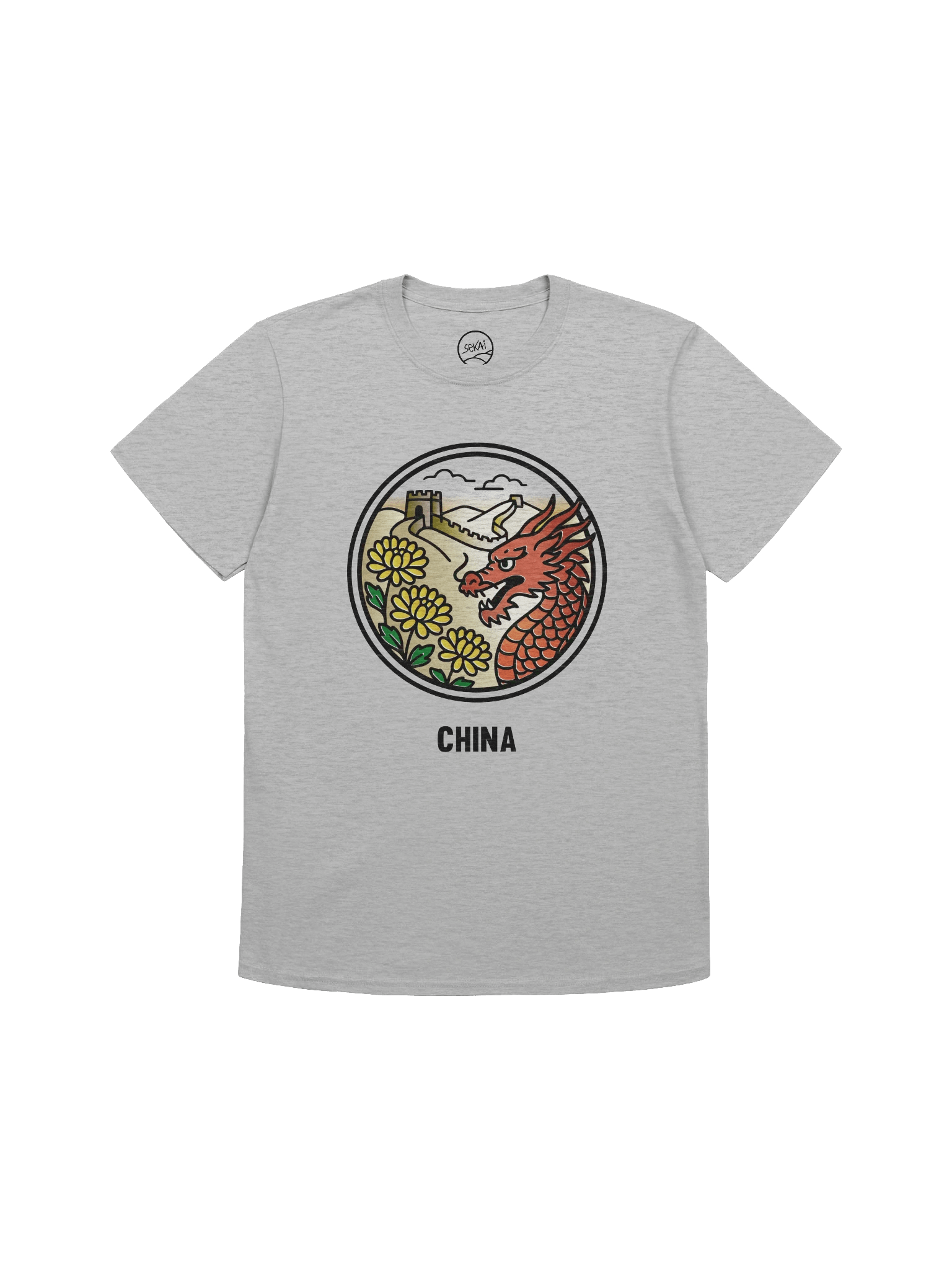 Camiseta Unisex - Colección Sekai China (colores claros) product image (1)