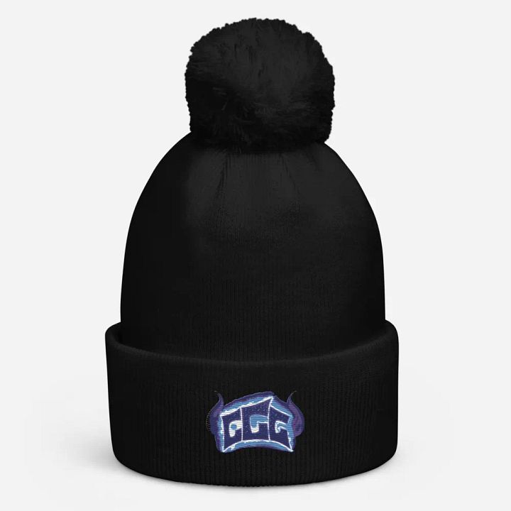 GGG Fire Logo Pom-Pom Beanie product image (2)