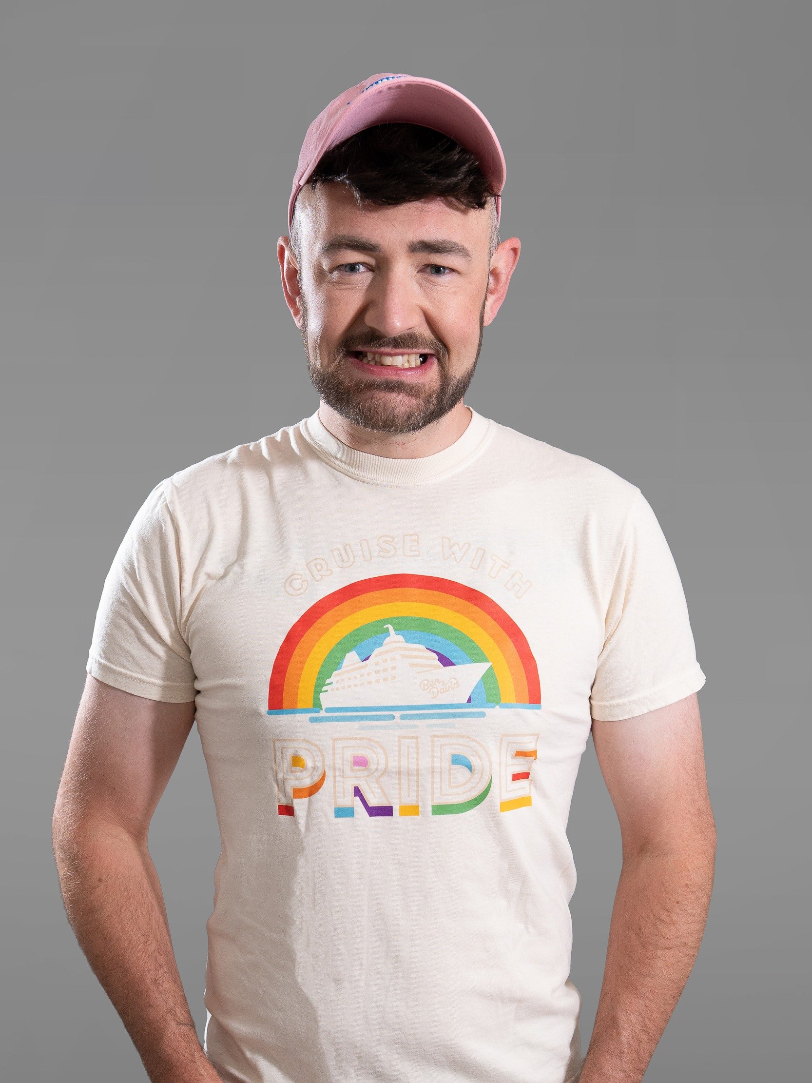 Women's Cruise with Ben and David Rainbow Pride T-Shirt - Natural product image (3)