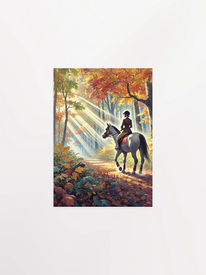 Autumn Horse Ride Premium Prints and Posters product image (2)