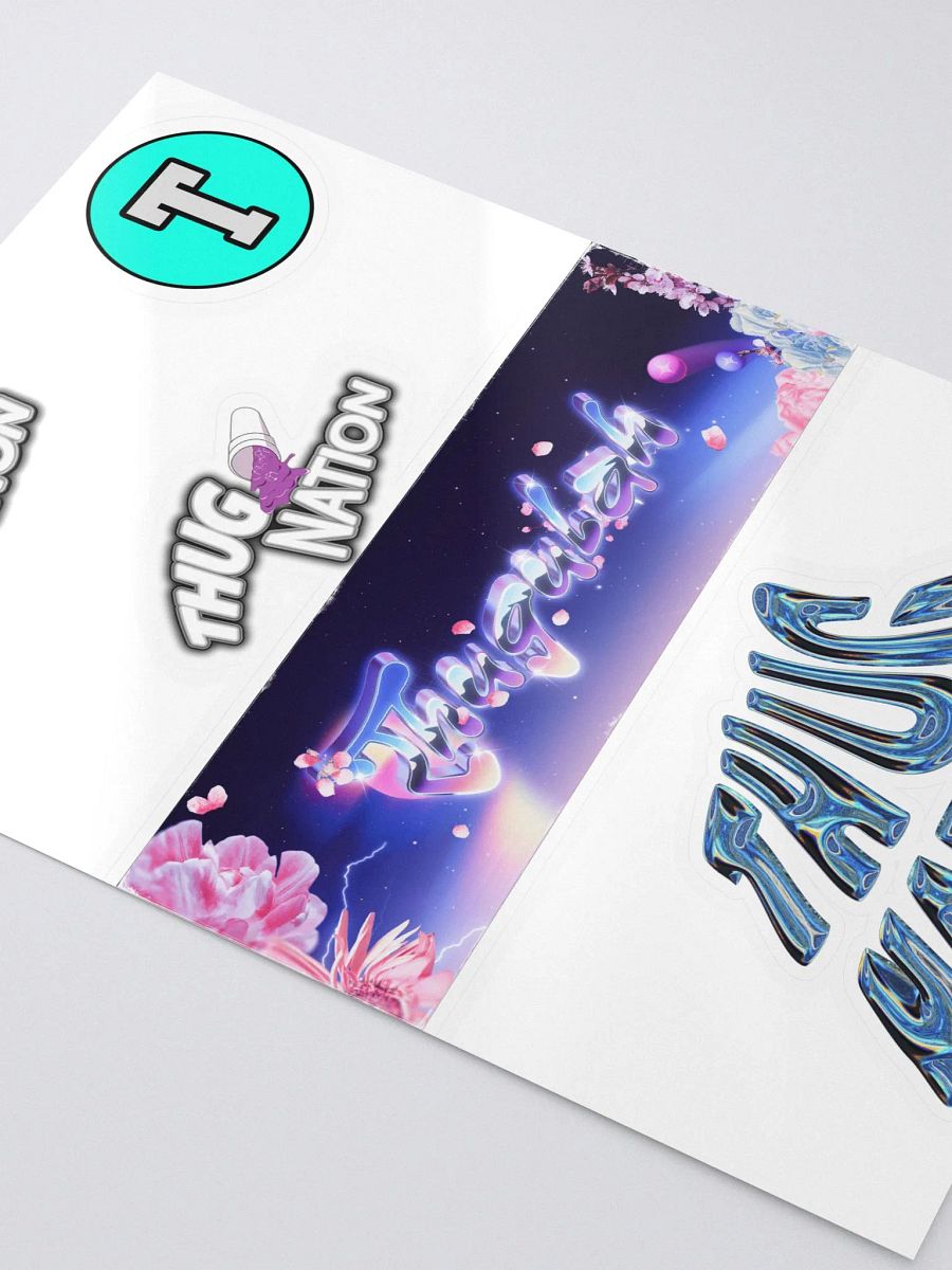 THUGULAH x THUG NATION Sticker Sheet with Background product image (3)