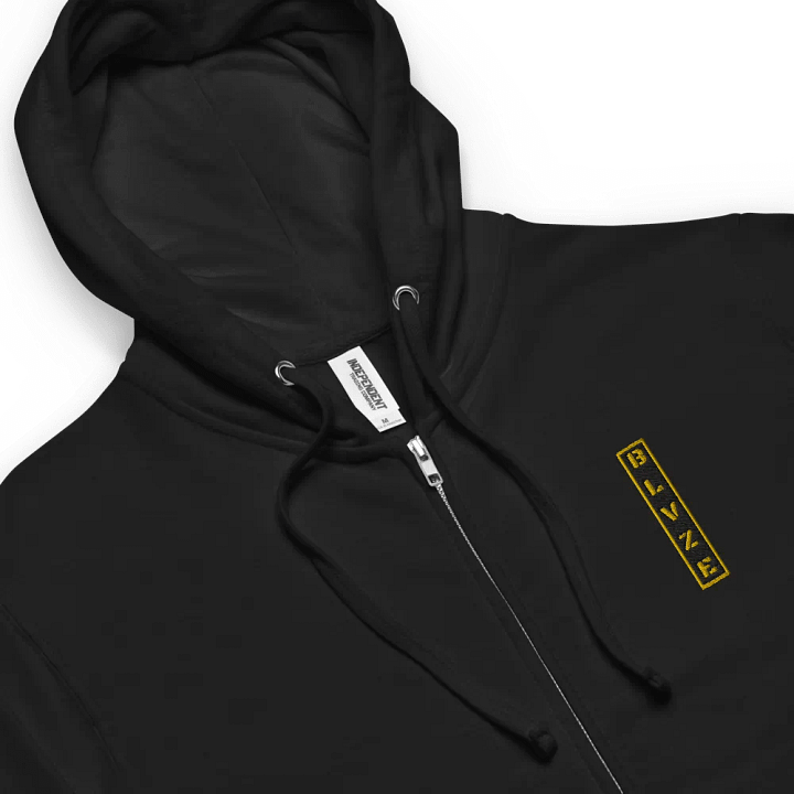 BLACK Independent Trading Co. Fleece Zip Up Hoodie product image (2)