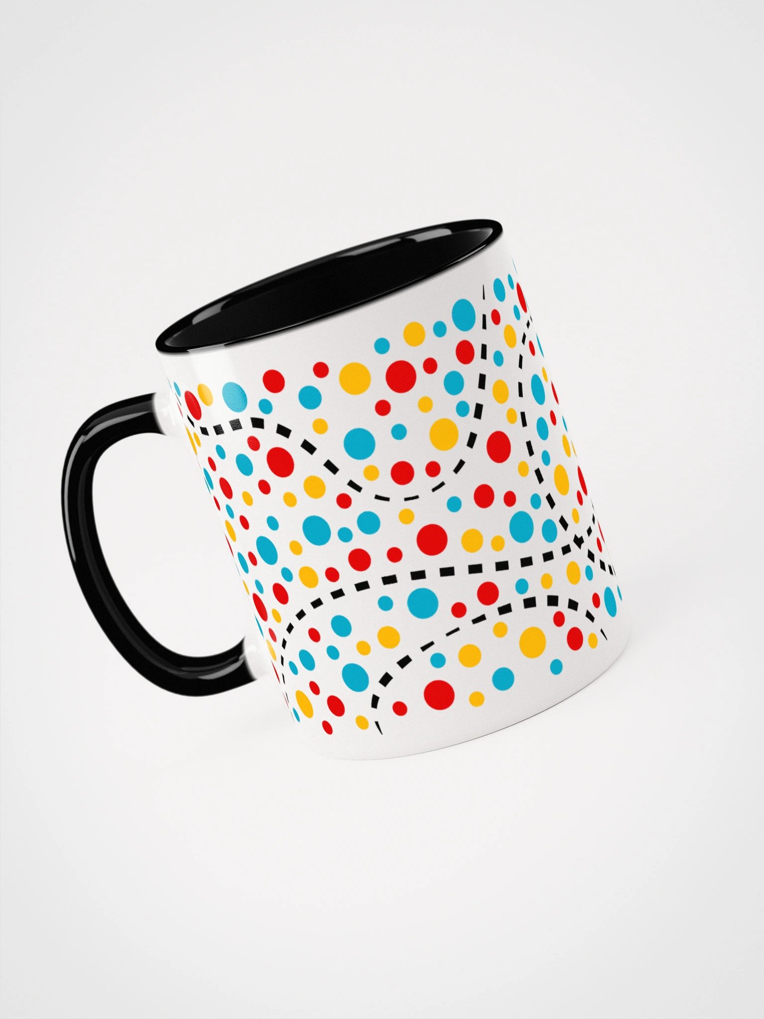 Mug - Dashes & Dots - White product image (3)