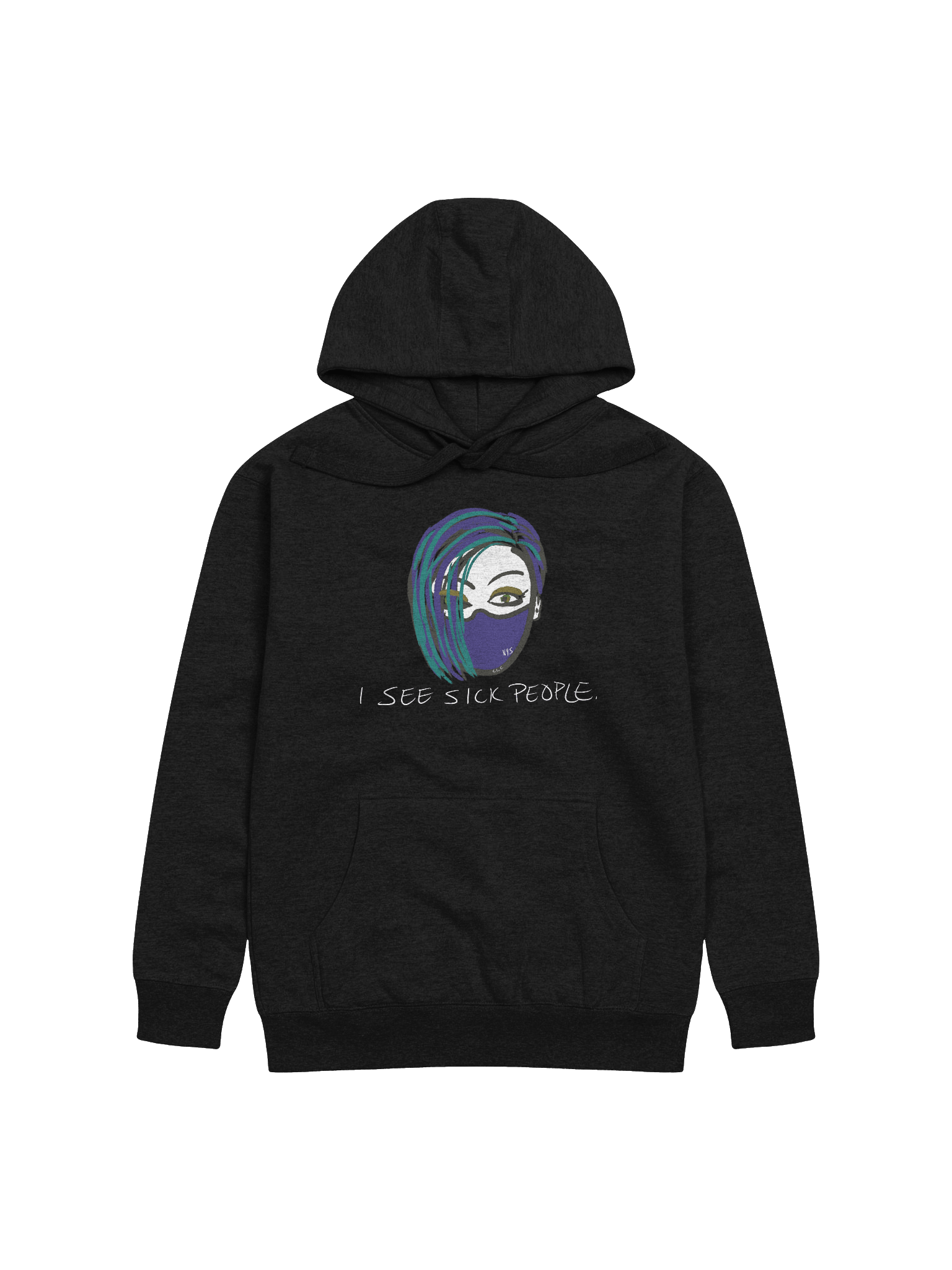 I See Sick People hoodie product image (1)