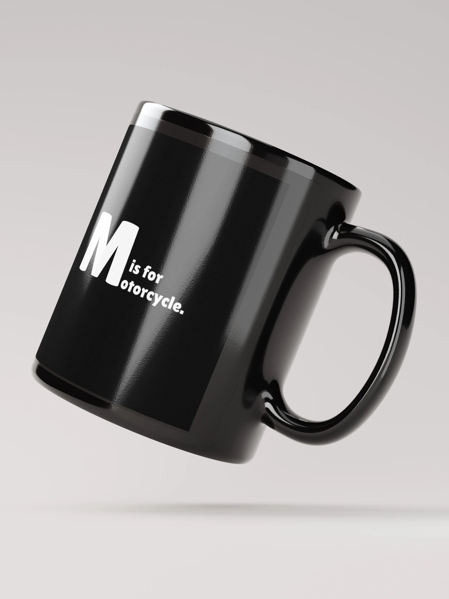 M is for Motorcycle - Mug Large product image (4)