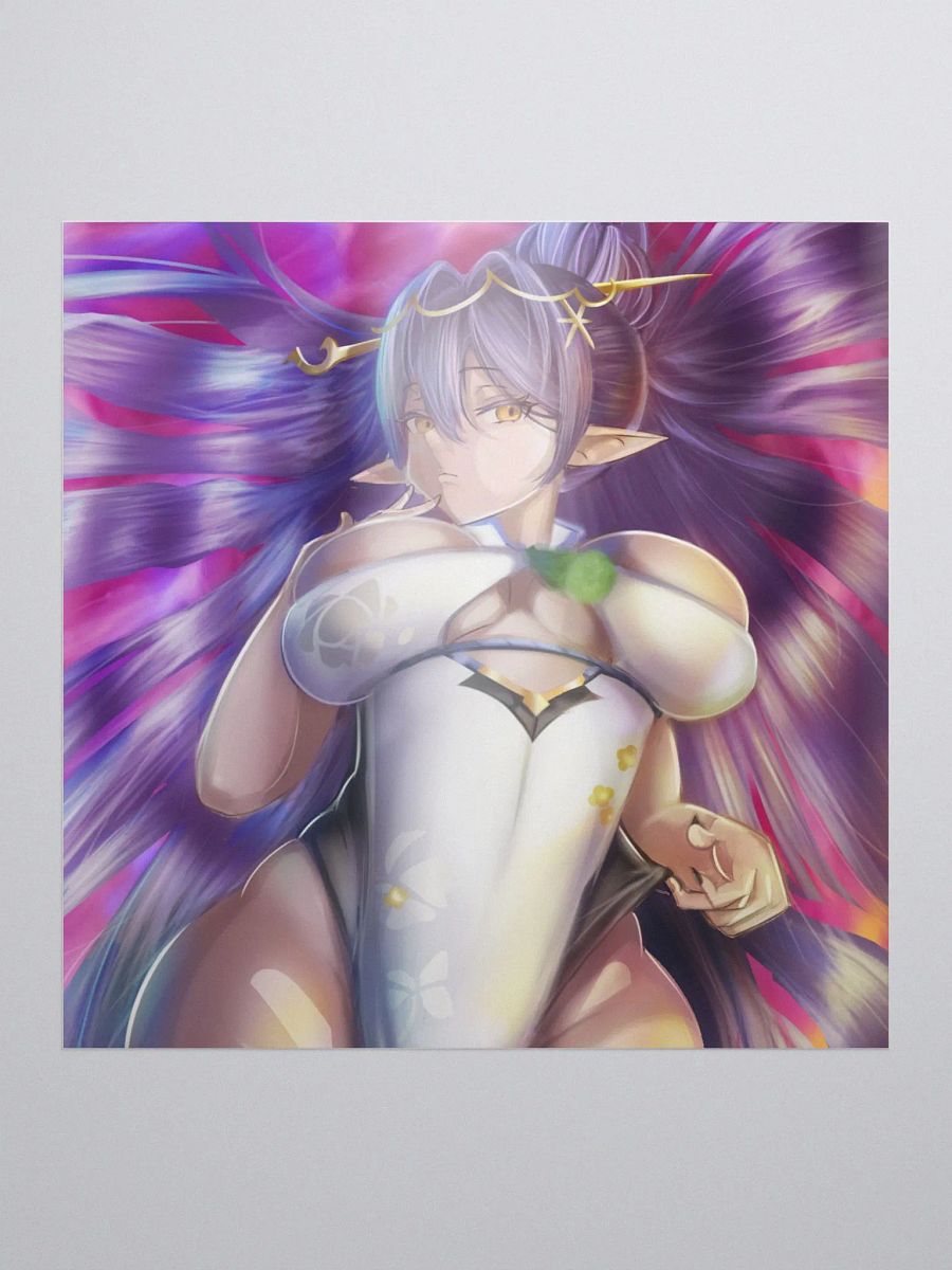 Dark Elf waifu sticker product image (1)