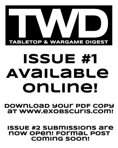 Issue #1 of TWD is now available on my website in PDF format! If you missed the print run, or live outside of the US, now you...