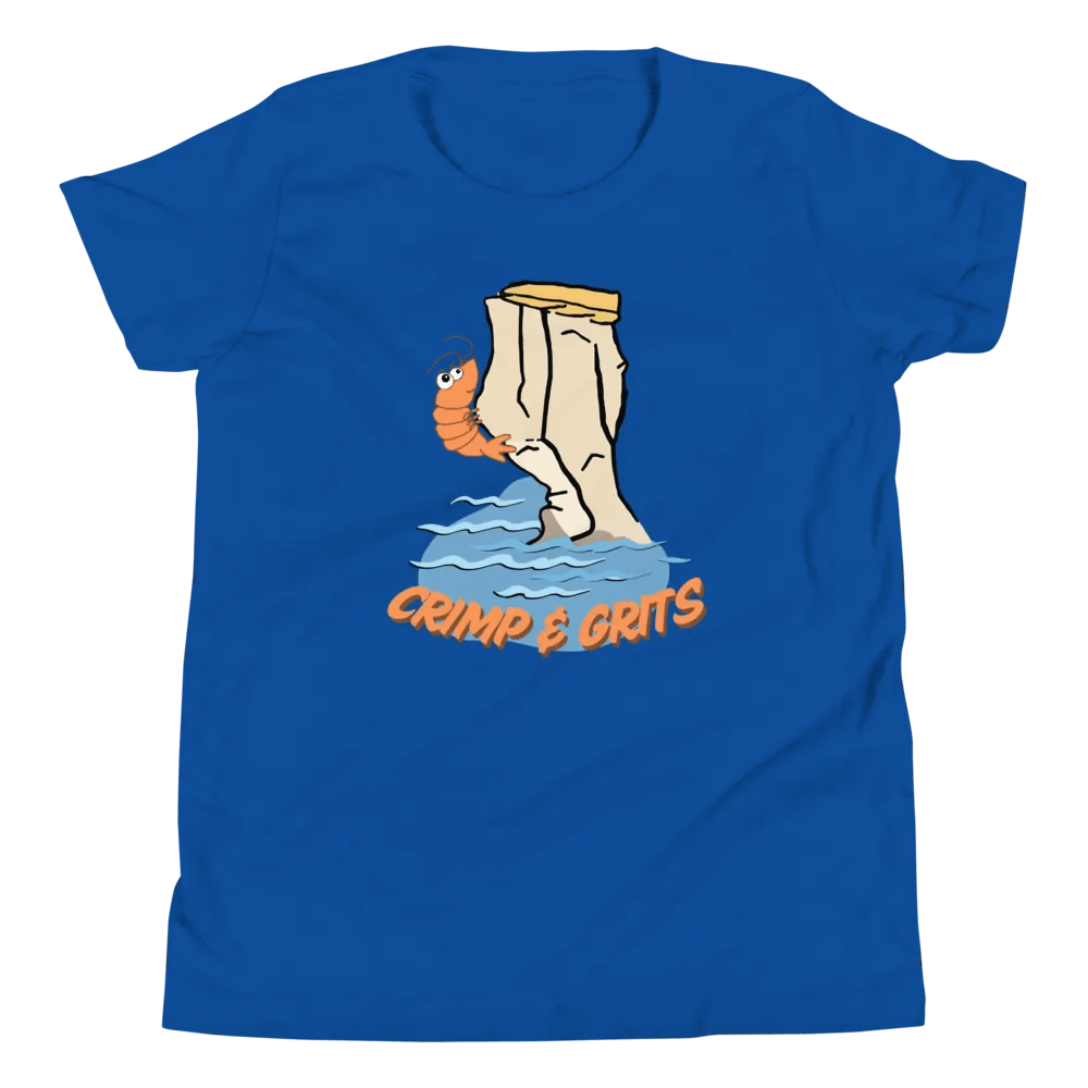 Crimp and Grits - Youth Climbing T-Shirt product image (48)