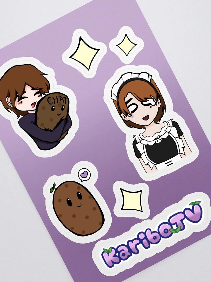 KariboTV Classic Sticker Sheet product image (1)