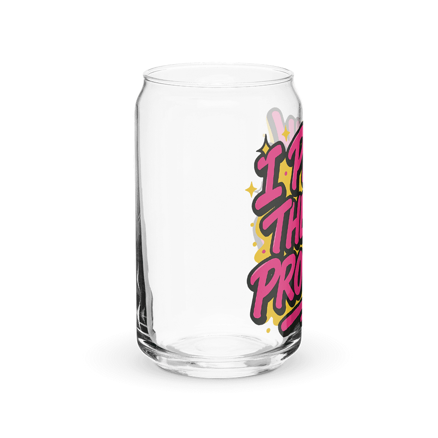 I Pray, Then I Proceed" Can-Shaped Glass product image (8)