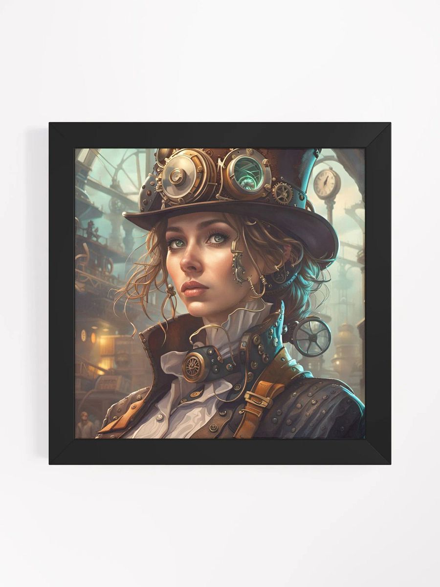 Framed Steampunk Female Poster product image (2)