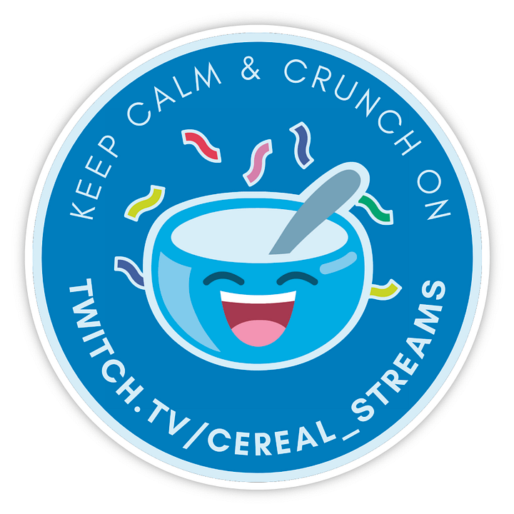 3x3 Inch Round Vinyl Die Cut Sticker: Celebrate product image (1)