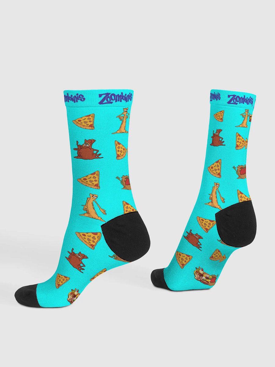 Pizza Troll Party Socks - Blue product image (4)