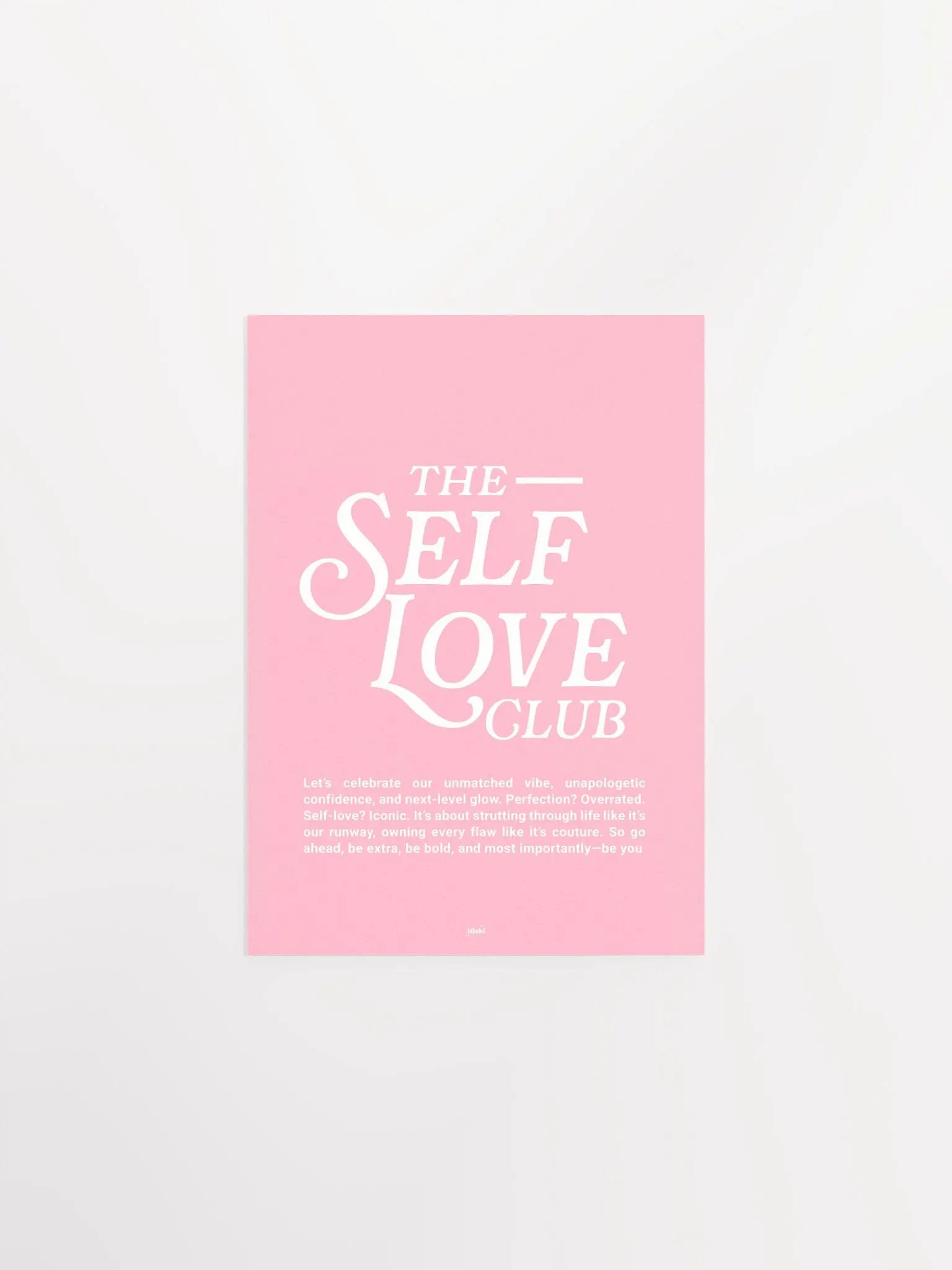 Self Love Club Pink Print product image (5)