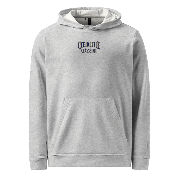 Classsic Blue & Gold 3D Text Fleece Hoodie product image (1)