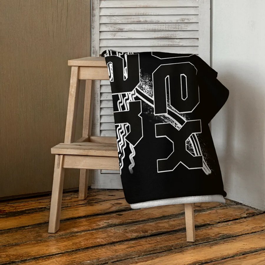 Black HApex Gear Black Logo - Black Sublimated Towel product image (4)
