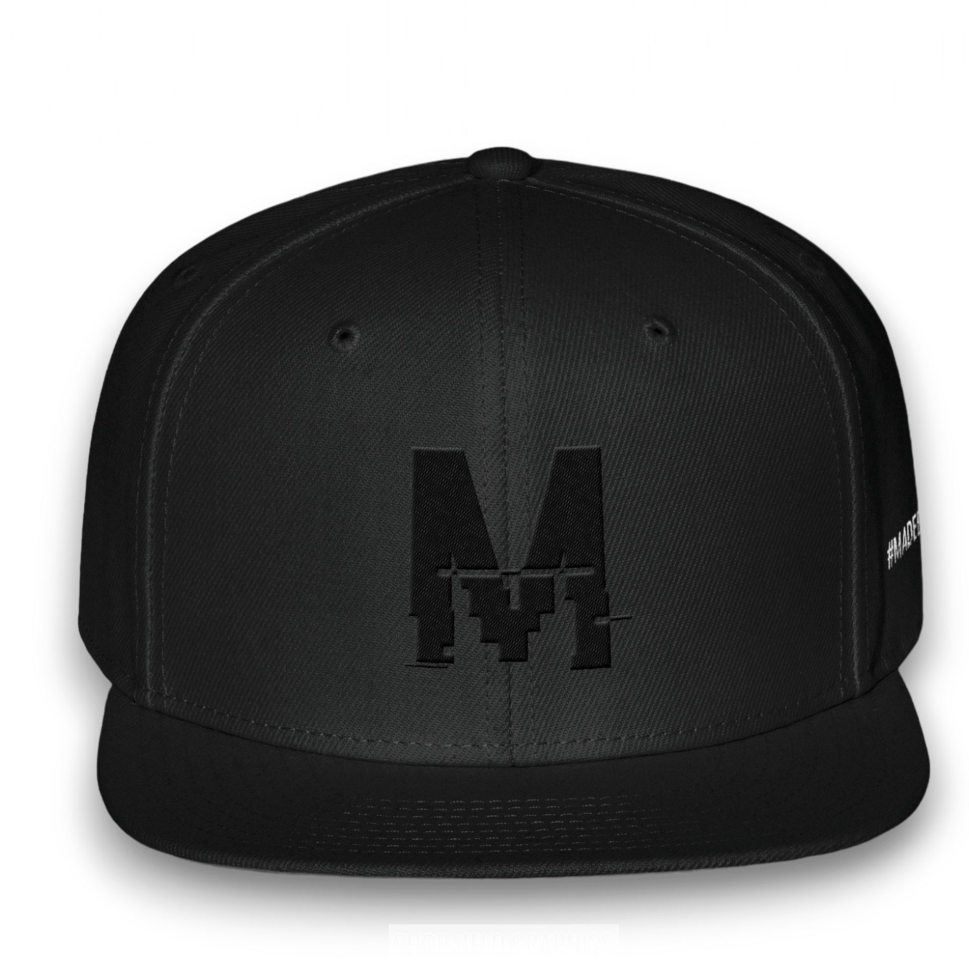 MELO CREW x Blackout - Snapback Hat | #MadeByMELO product image (2)