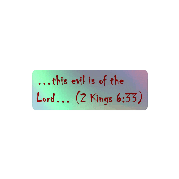 This Evil is of the Lord Sticker 3 product image (2)