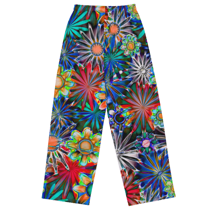 Tropical daisies Wideleg Pants product image (1)