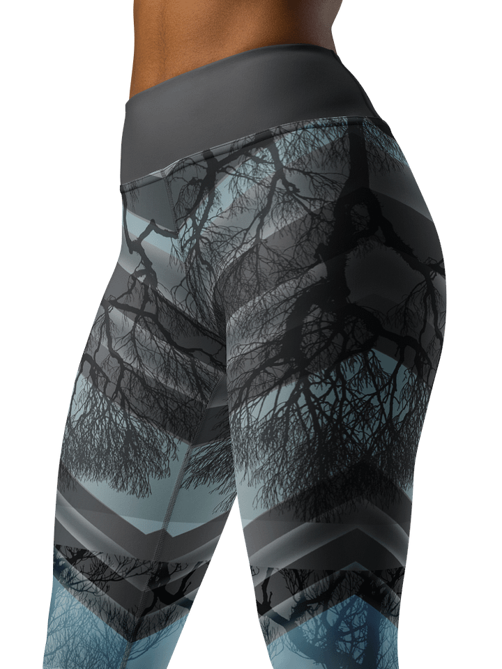 Gray Wood-Yoga Leggings product image (2)