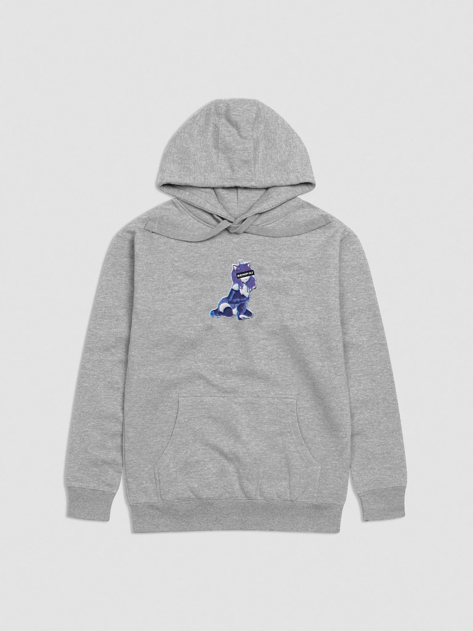 Senpai cotton unisex hoodie product image (3)