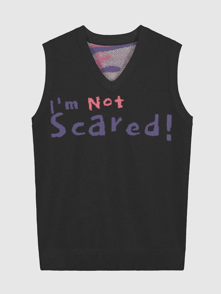 Im Not Scared Sweater Vest product image (3)
