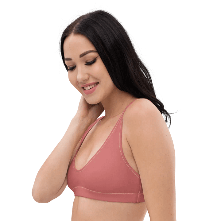 Cherry Blossom Pink Eco-Green Padded Bikini Top product image (2)