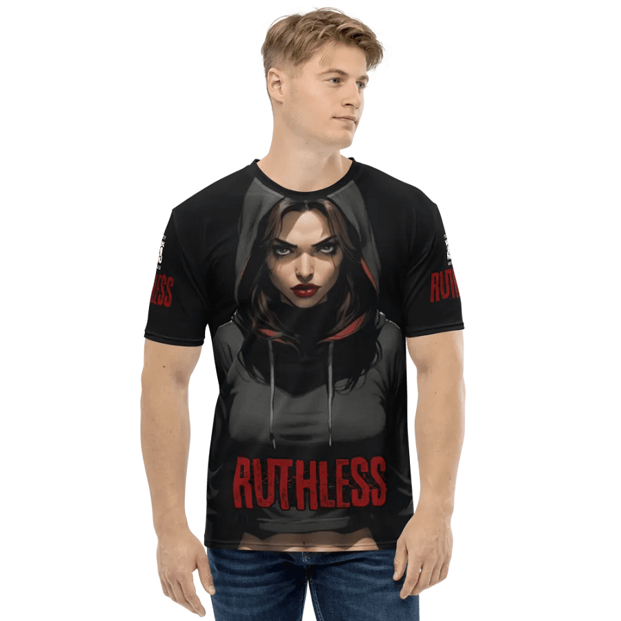 RUTHLESS Graphic AOP Unisex Polyester Tee product image (5)