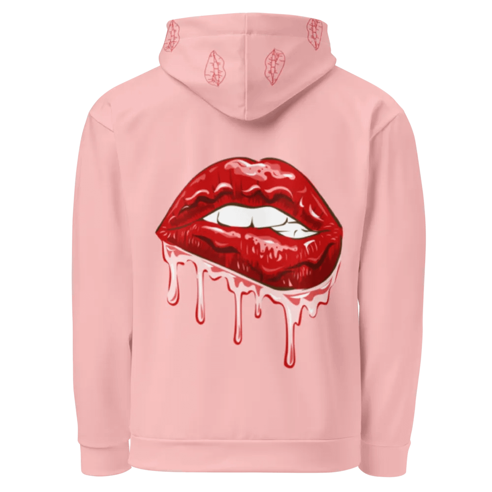 Lingling Kwong Lips Unisex Hoodie (Pink) product image (3)