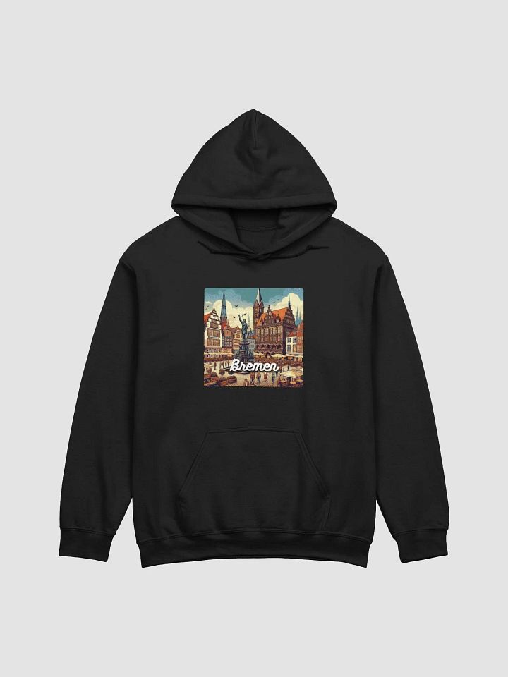 Gildan Classic Hoodie | AI Design Bremen city product image (2)