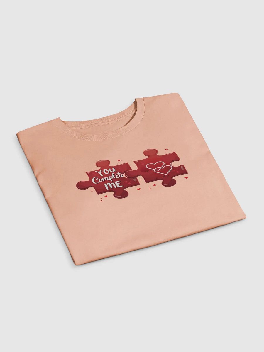 You Complete Me - Romantic Couples Puzzle Piece Design for Valentine's Day & AnniversaryWomen's Crop Top product image (19)