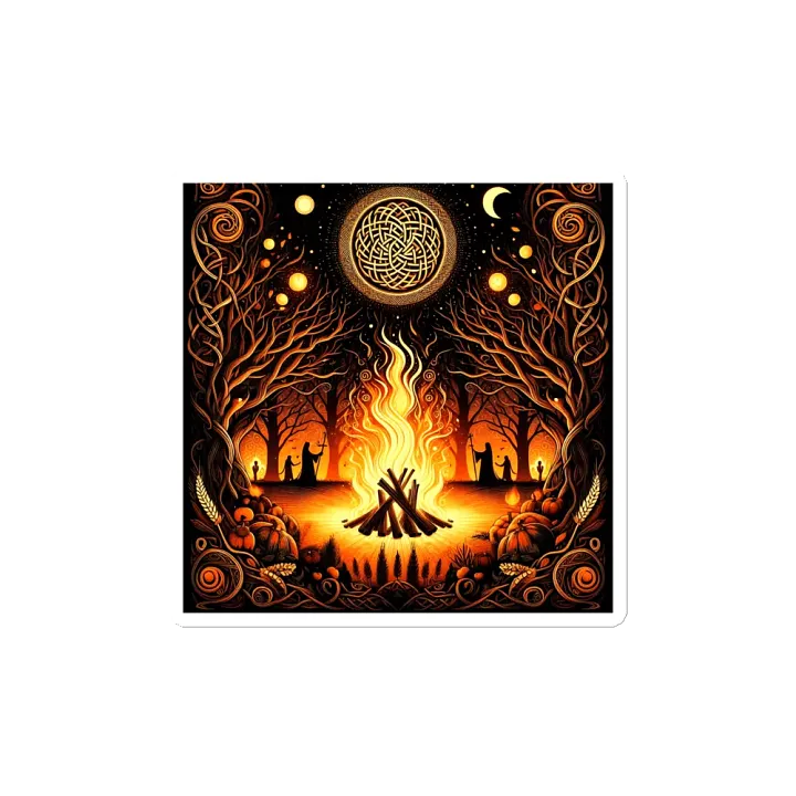 Samhain / Halloween 'Travellers Logs' Die Cut, Slimline, Fade Proof Magnets product image (1)