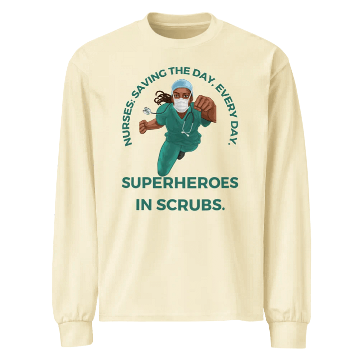 Superhero Nurse Long Sleeve Shirt product image (1)