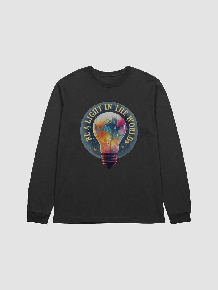 Reflective Bulbs Graphic | Long Sleeve T Shirt | Be A Light In The World product image (1)