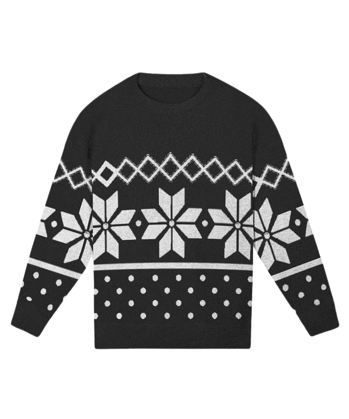 Snowy Knitted Relaxed Sweater 2/2 product image (1)