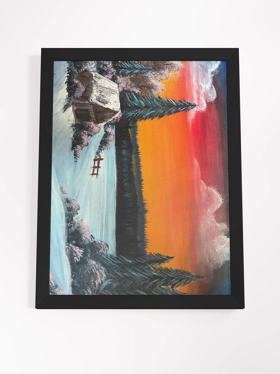 Framed Snowy Shed Print product image (13)