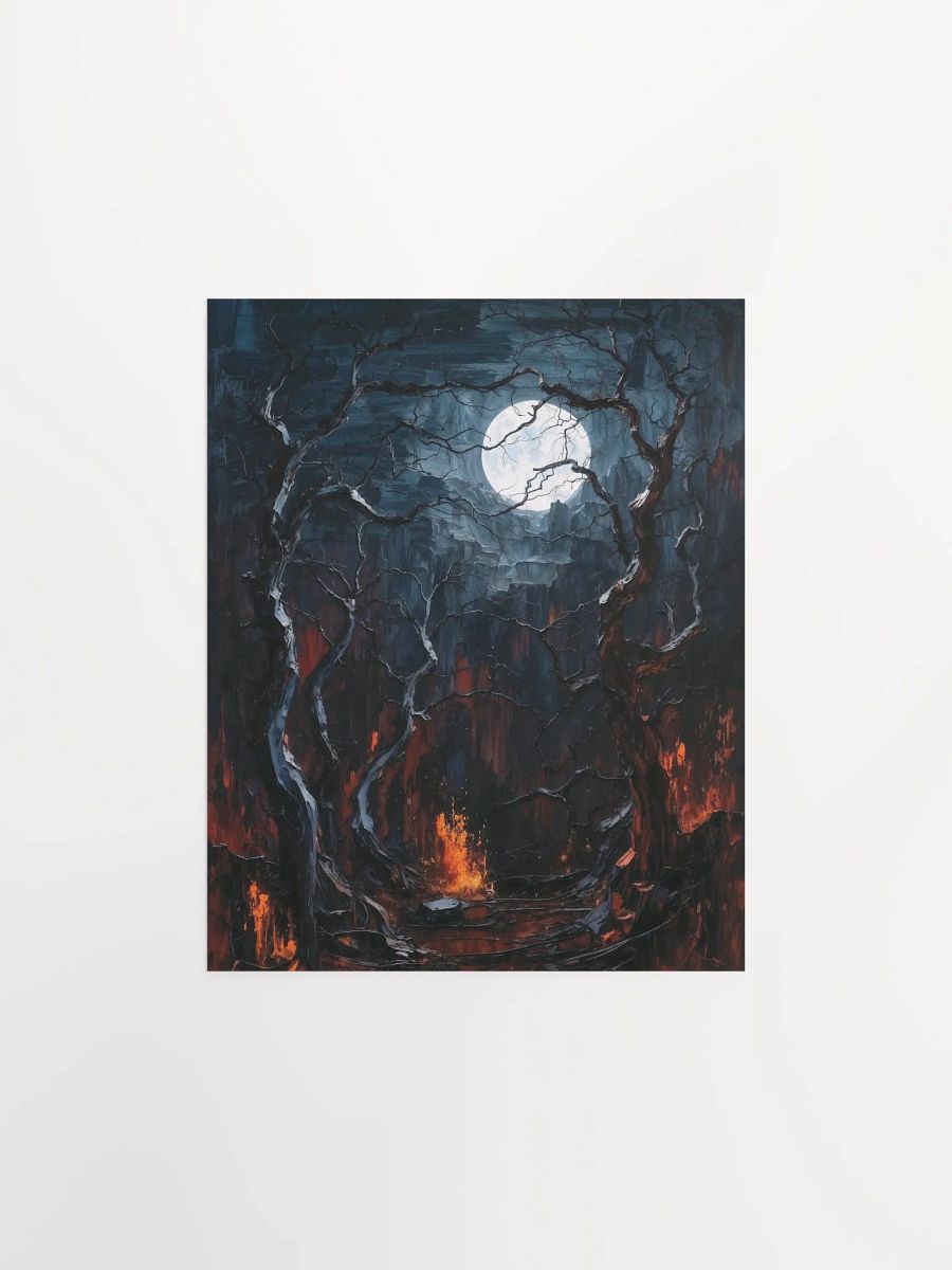 Ethereal Glow Forest Poster product image (4)