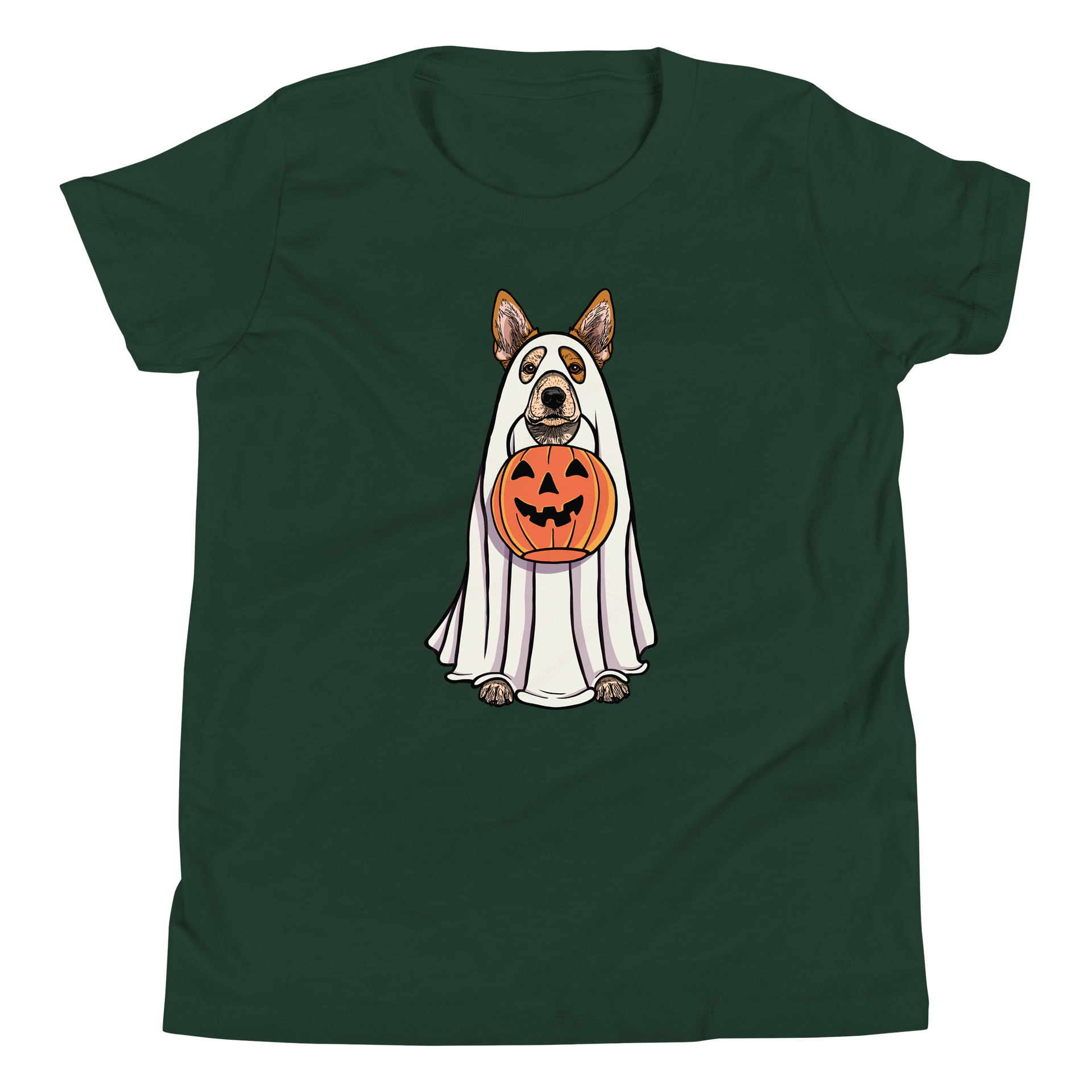 Halloween Australian Cattle Dog(Red Heeler) Youth T-Shirt product image (5)
